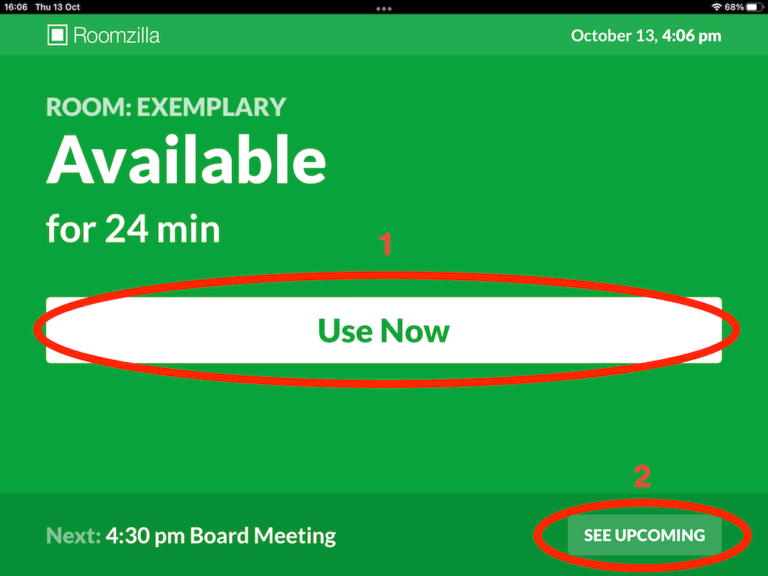 Room Displays explained - Roomzilla | Smart workplace management system