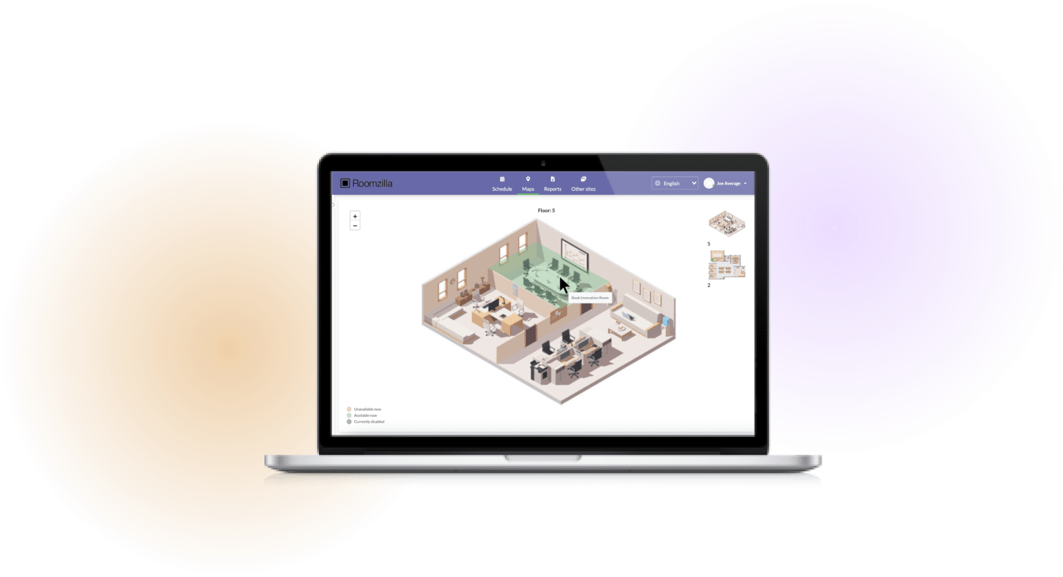 Interactive Maps - Roomzilla | Smart workplace management system